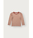 Hust and Claire Abba Shirt langarm Wolle/Bambusviskose - gestreift orange/natur
