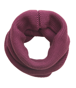 Enfant Terrible Loop gestrickt aus Biobaumwolle - aubergine