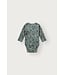 Hust and Claire Wickelbody Waldtiere langarm - Merinowolle - slate green