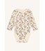 Hust and Claire Wickelbody Waldtiere langarm - Merinowolle - off white