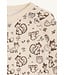 Hust and Claire Wickelbody Waldtiere langarm - Merinowolle - off white