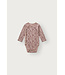 Hust and Claire Wickelbody Waldtiere langarm - Merinowolle -  dusty rose