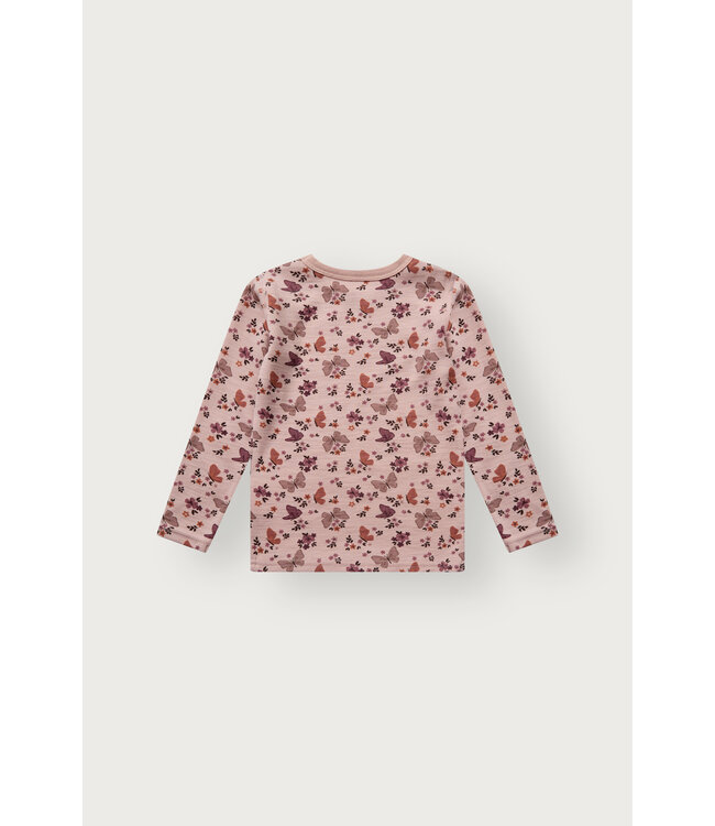 Hust and Claire Awo Shirt langarm Merinowolle -Schmetterling - dusty rose