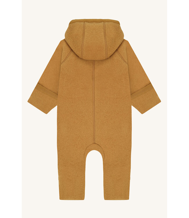 Hust and Claire Wollfleece Overall Mevi aus Merinowolle - old mustard