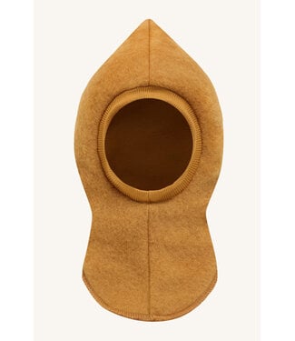 Hust and Claire Feo Schlupfmütze Wollfleece - Merinowolle - old mustard