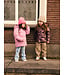 Daily7 Winterjacke - Steppjacke gestreift - valerian
