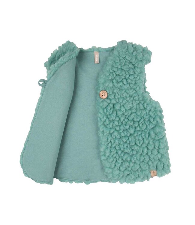 Pure Pure (Pure Pure by Bauer) Plüsch Weste/Gilet aus Wolle – jade