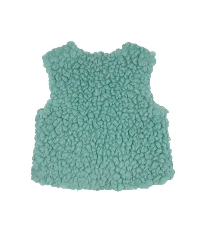 Pure Pure (Pure Pure by Bauer) Plüsch Weste/Gilet aus Wolle – jade