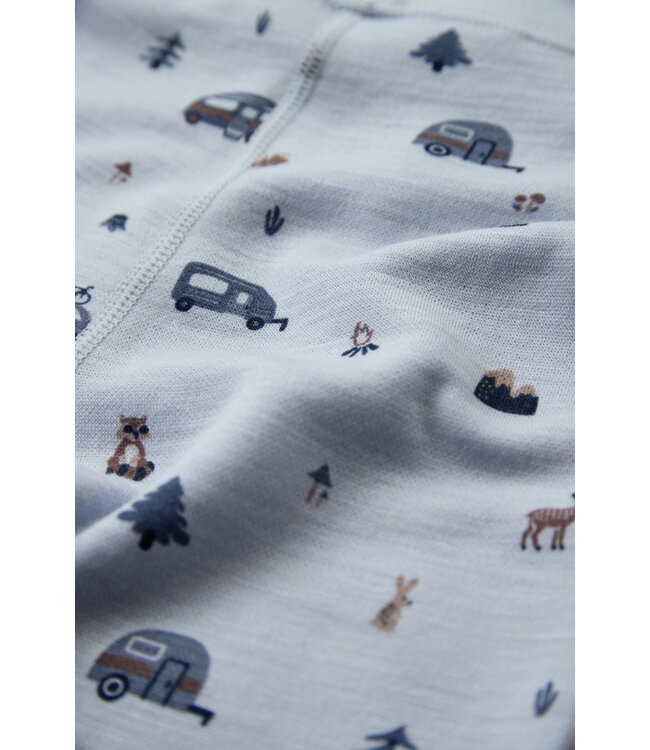 Hust and Claire Liro Solid Leggings - Merinowolle - Camping hellblau