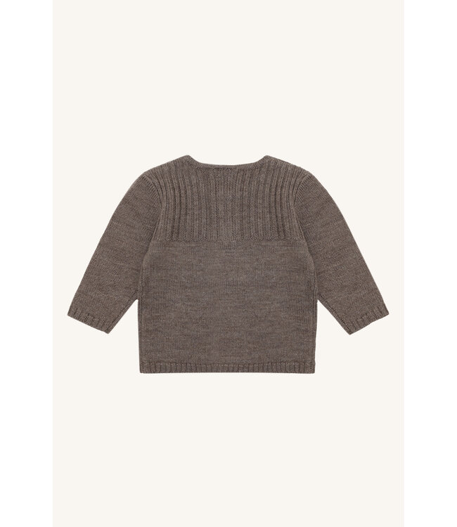 Hust and Claire Pil Pullover - Merinowolle - Schafe deer melange