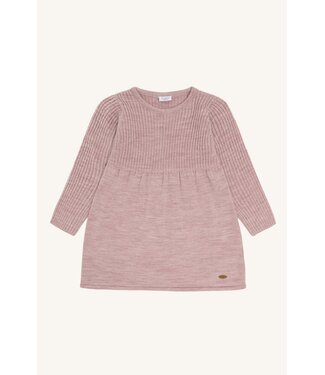 Hust and Claire Duri Kleid- Merinowolle - gerippt heather