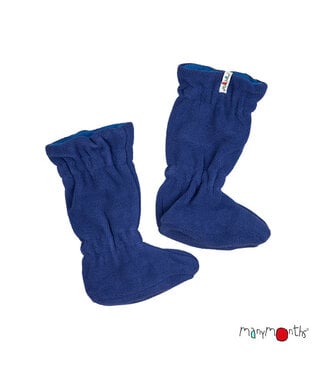 Manymonths Stiefel Baby - Tragestiefel - Woolies Adjustable Winter Booties MaMTec- Merino - classic blue