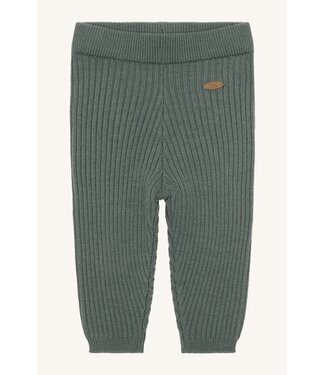 Hust and Claire Lui Strickleggings - Merinowolle - balsam green