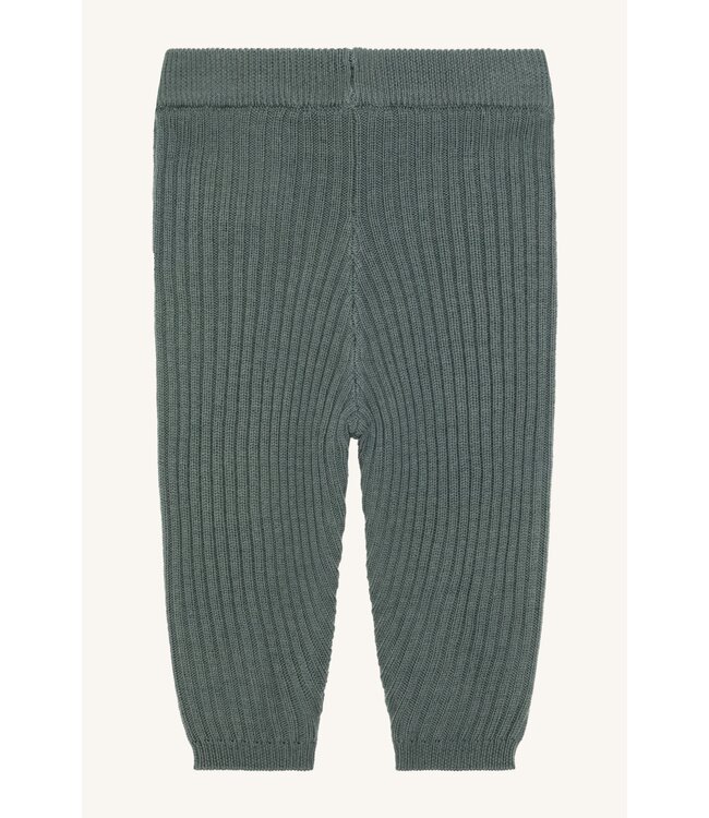 Hust and Claire Lui Strickleggings - Merinowolle - balsam green