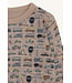 Hust and Claire Abba Shirt langarm Fahrzeuge - Wolle/Bambusviskose - biscuit