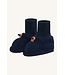 Hust and Claire Felice Babyschuhe - Wollfleece - blues