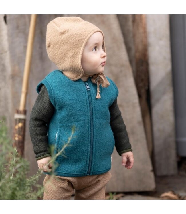 Disana disana Walk-Weste - Wollwalk - Gilet - oliv