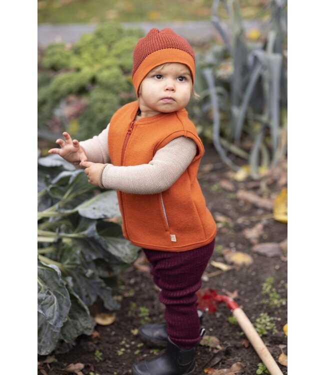 Disana disana Walk-Weste - Wollwalk - Gilet - oliv