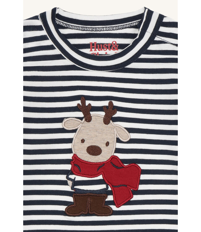 Hust and Claire Body langarm Billy Deer - Baumwolle - more navy