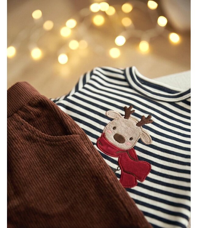 Hust and Claire Body langarm Billy Deer - Baumwolle - more navy