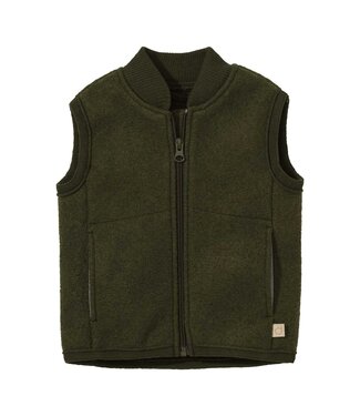 Disana disana Walk-Weste - Wollwalk - Gilet - oliv