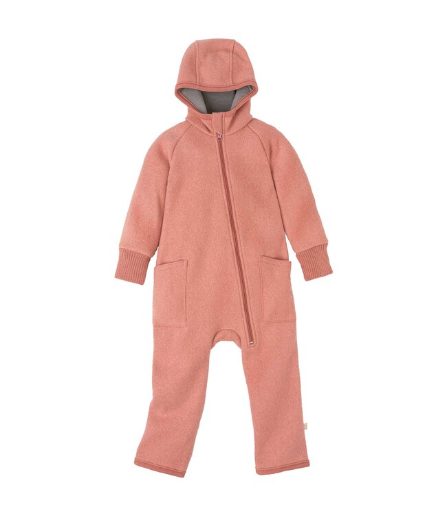 Disana Disana Wollwalk Overall Zipp - Softpink