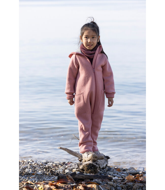Disana Disana Wollwalk Overall Zipp - Softpink