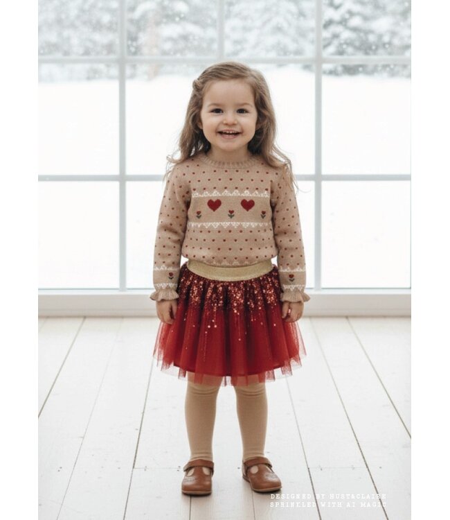 Hust and Claire Pippa Strickpullover - Biobaumwolle - xmas