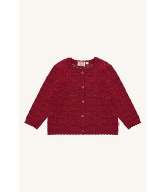Hust and Claire Cilja Strickjacke Xmas - Baumwolle - teaberry