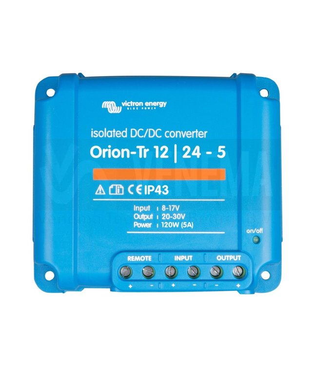 Victron Energy Victron Orion-Tr 12/24-5A 120W omvormer geïsoleerd