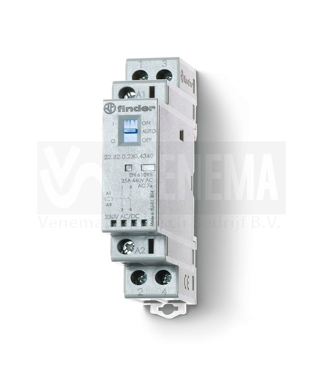 25A Magneetschakelaar AgSnO2 - 2 contacten