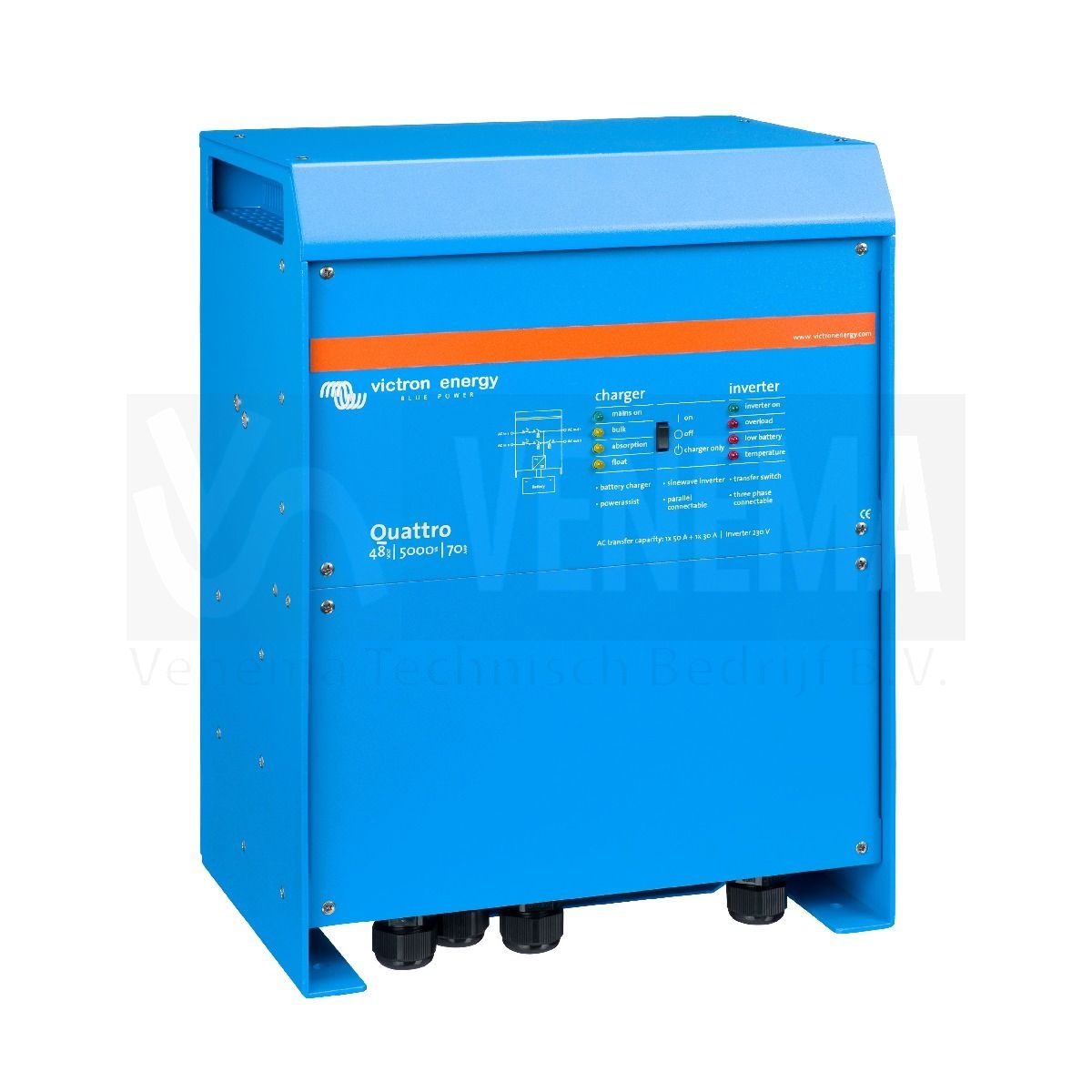 Victron Energy Victron Quattro 12V 3000W 120-50/50A, foto 2 van 2