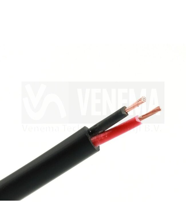 Meervoudige kabel rond 2x1.5mm2