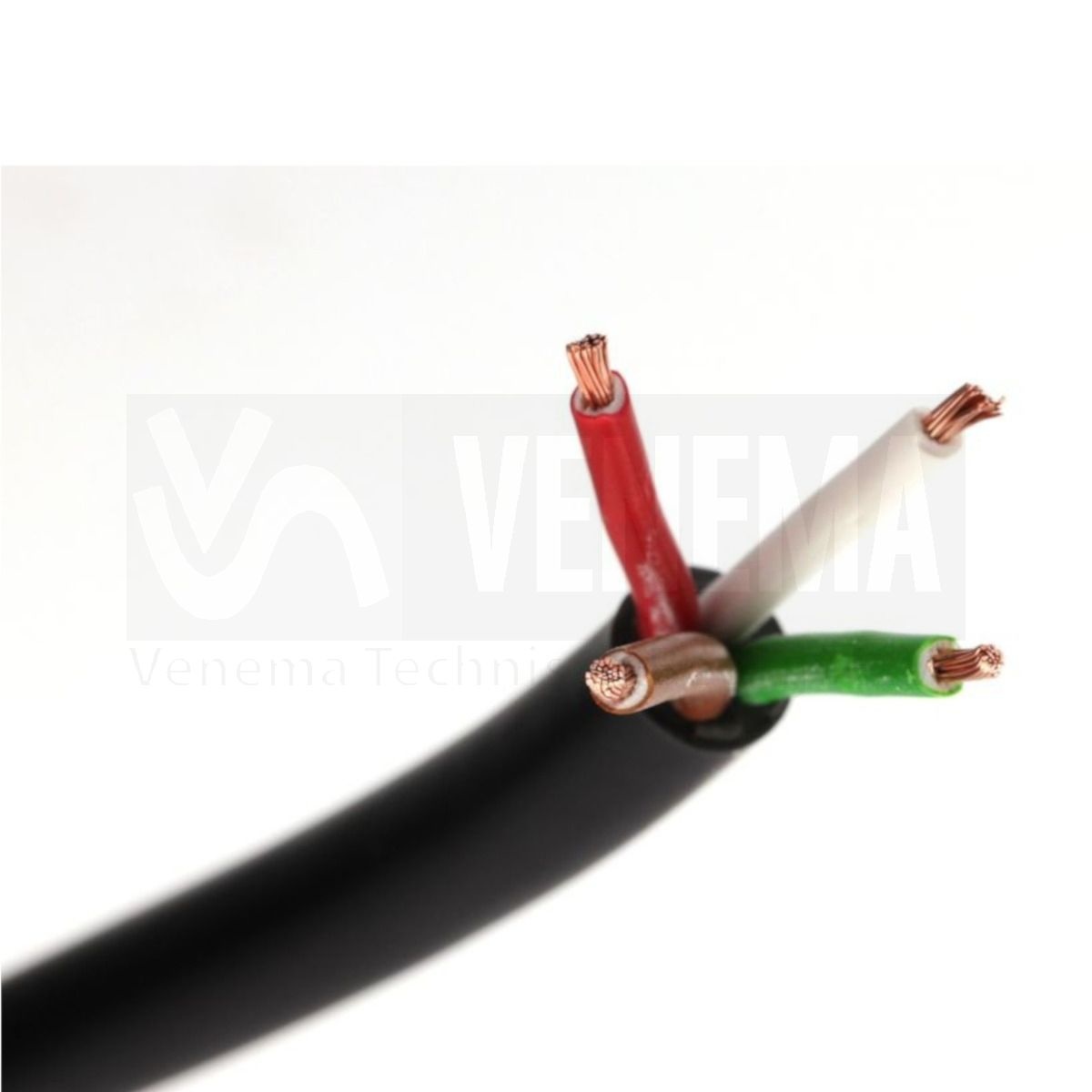 Ripca Meervoudige kabel rond 4x1.5mm2 - 50 meter