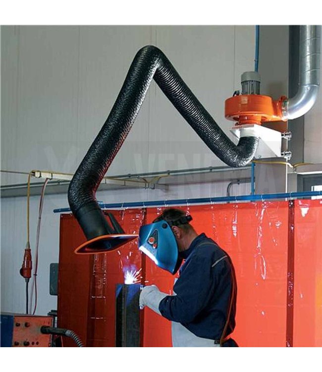 Afzuigarm in slanguitvoering