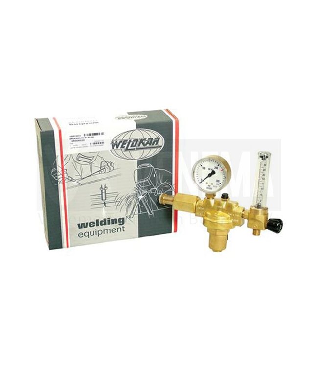 Drukregelaar menggas "maxy flow" met flowmeter