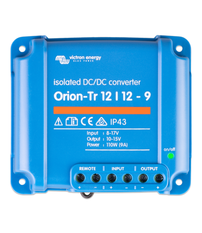 Victron Orion-Tr 12/12-9A 110W omvormer geïsoleerd