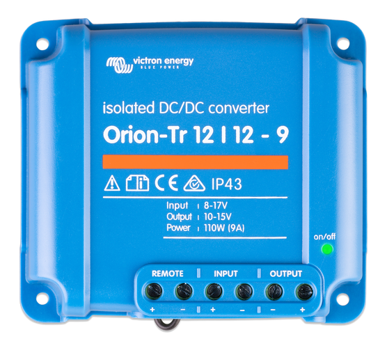 Victron Energy Victron Orion-Tr 12/12-9A 110W omvormer geïsoleerd
