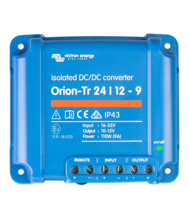 Victron Orion-Tr 24/12-9A 110W omvormer geïsoleerd