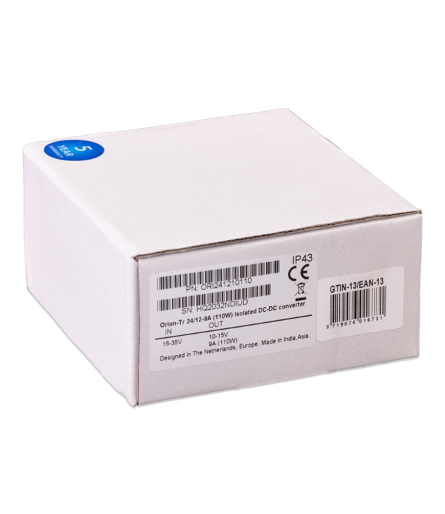 Victron Orion-Tr 24/12-9A 110W omvormer geïsoleerd