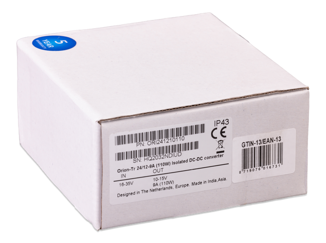 Victron Energy Victron Orion-Tr 24/12-9A 110W omvormer geïsoleerd, foto 3 van 3