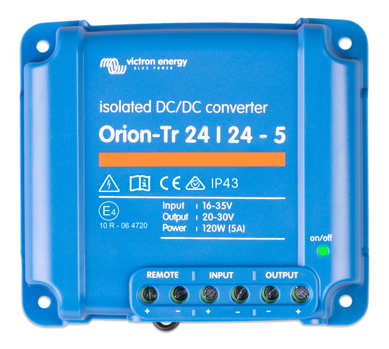 Victron Energy Victron Orion-Tr 24/24-5A 120W omvormer geïsoleerd