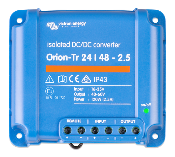 Victron Energy Victron Orion-Tr 24/48-2,5A (120W) omvormer geïsoleerd