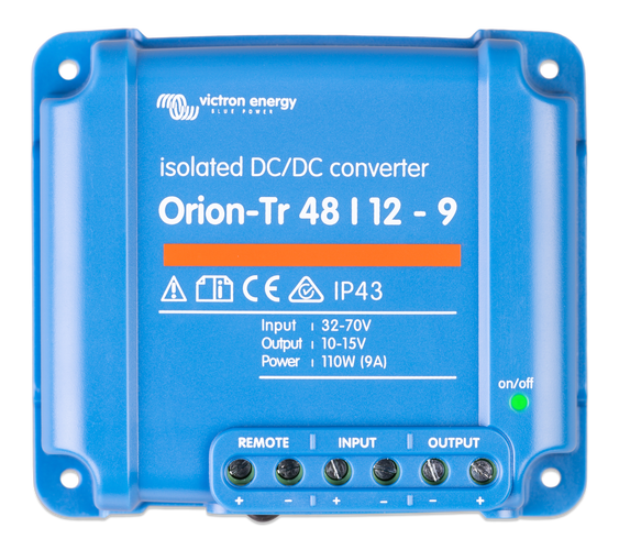 Victron Energy Victron Orion-Tr 48/12-9A (110W) omvormer geïsoleerd
