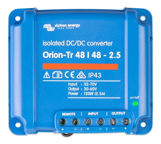 Victron Energy Victron Orion-Tr 48/48-2,5A (120W) omvormer geïsoleerd