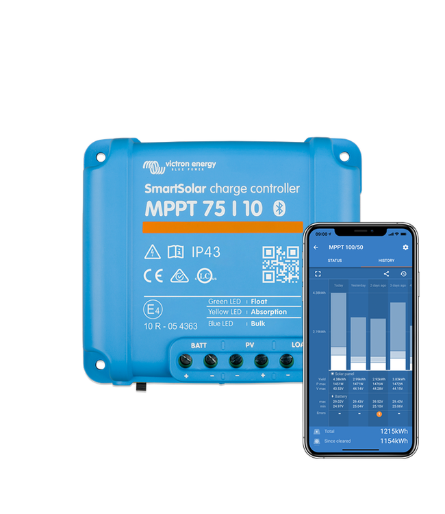 Victron SmartSolar MPPT 75/15 Solar Laadregelaar 