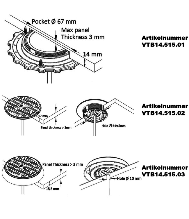 ROKK watertight wireless oplader draadloos en waterdicht 12/24V