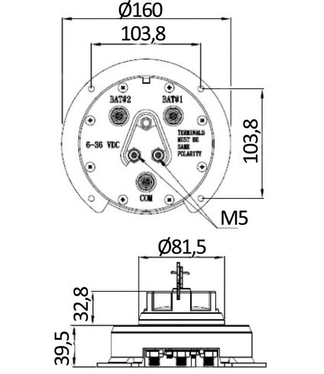 Hoofdschakelaar voor Heavy Duty-batterijen