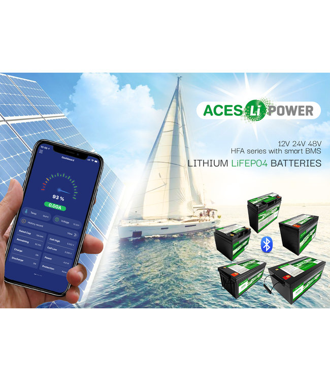 Aces Lithium accu 24V 100Ah