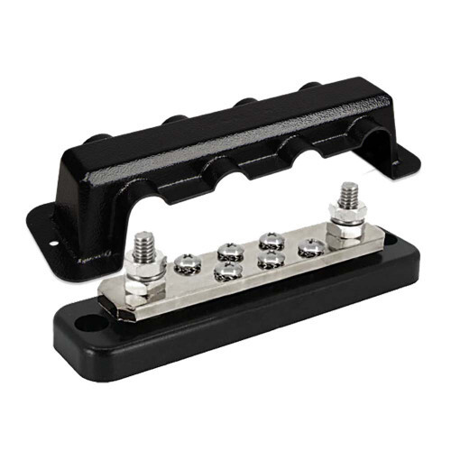 Victron Energy Victron DC Busbar 250A 2P met 6 schroeven en afdekkap